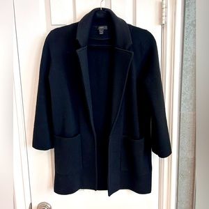 Xxs Jcrew Ella sweater blazer- black